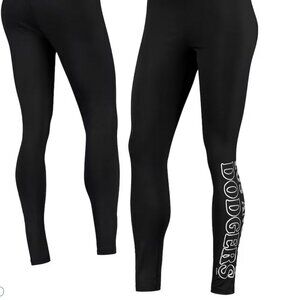 Women's Los Angeles Dodgers G-III 4Her by Carl Banks Black Stadium Leggings